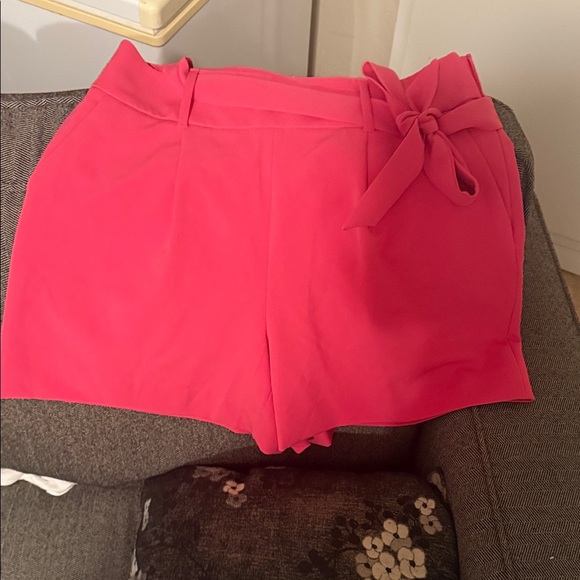 White House Black Market Pants - High Waist Bow Pink Shorts
